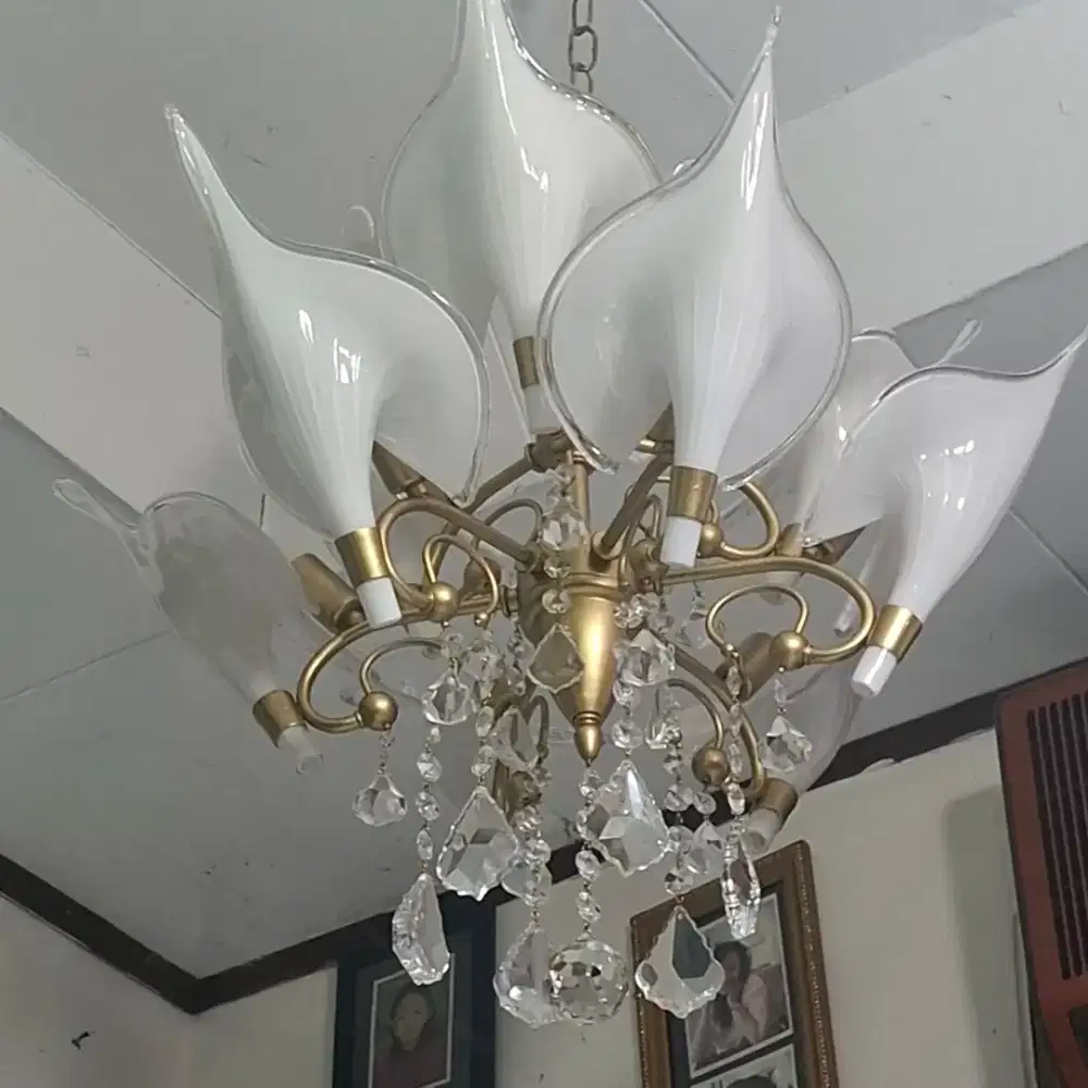 Lampu Gantung Kristal Cabang 9