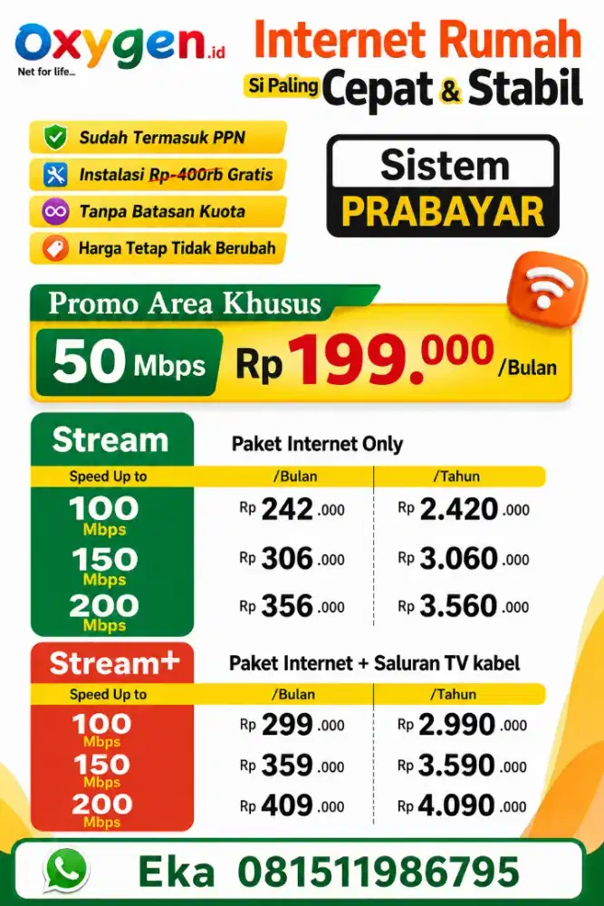 INTERNET WIFI OXYGEN