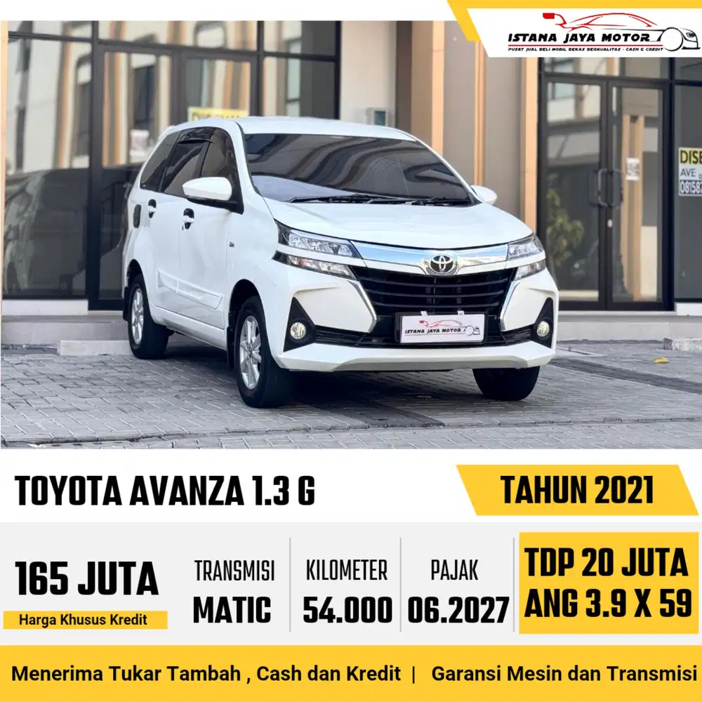 TOYOTA AVANZA 1.3 G 2021