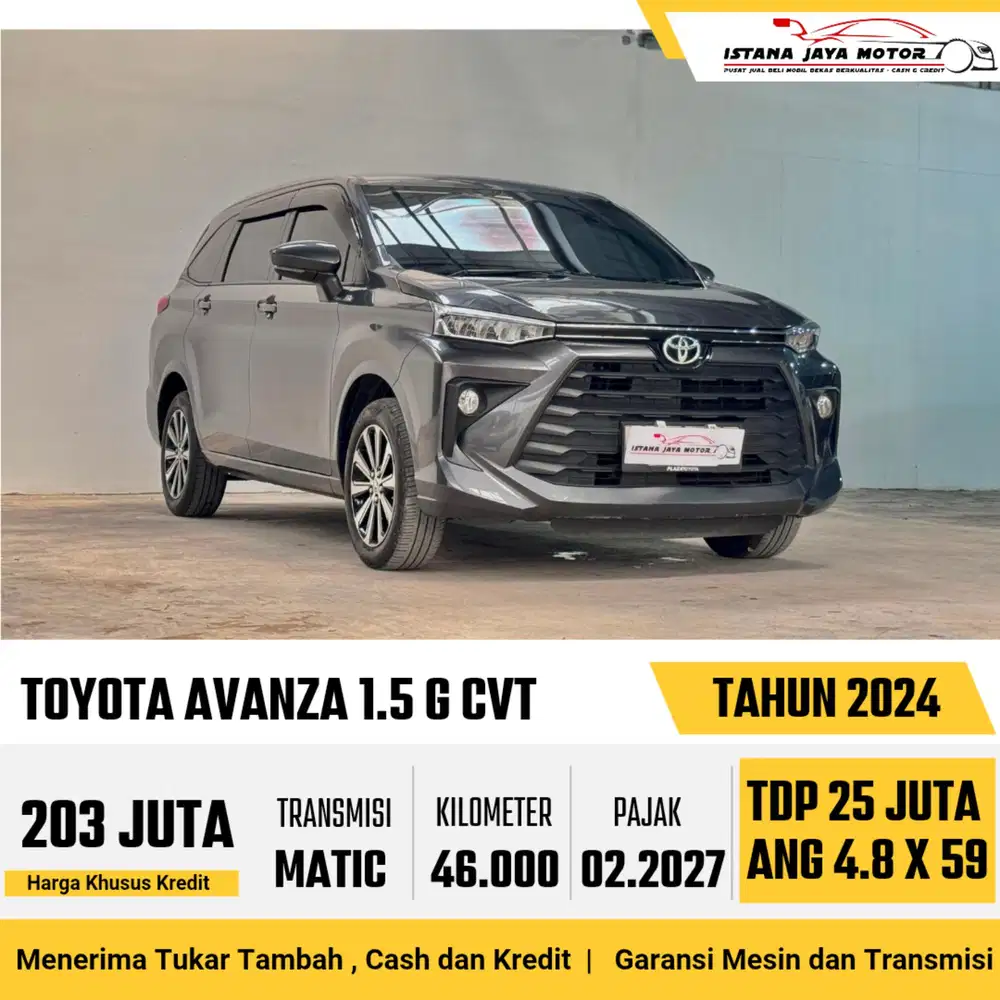 TOYOTA AVANZA 1.5 G 2024