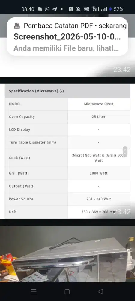 Laptop merk Acer, mulus, jarang pake