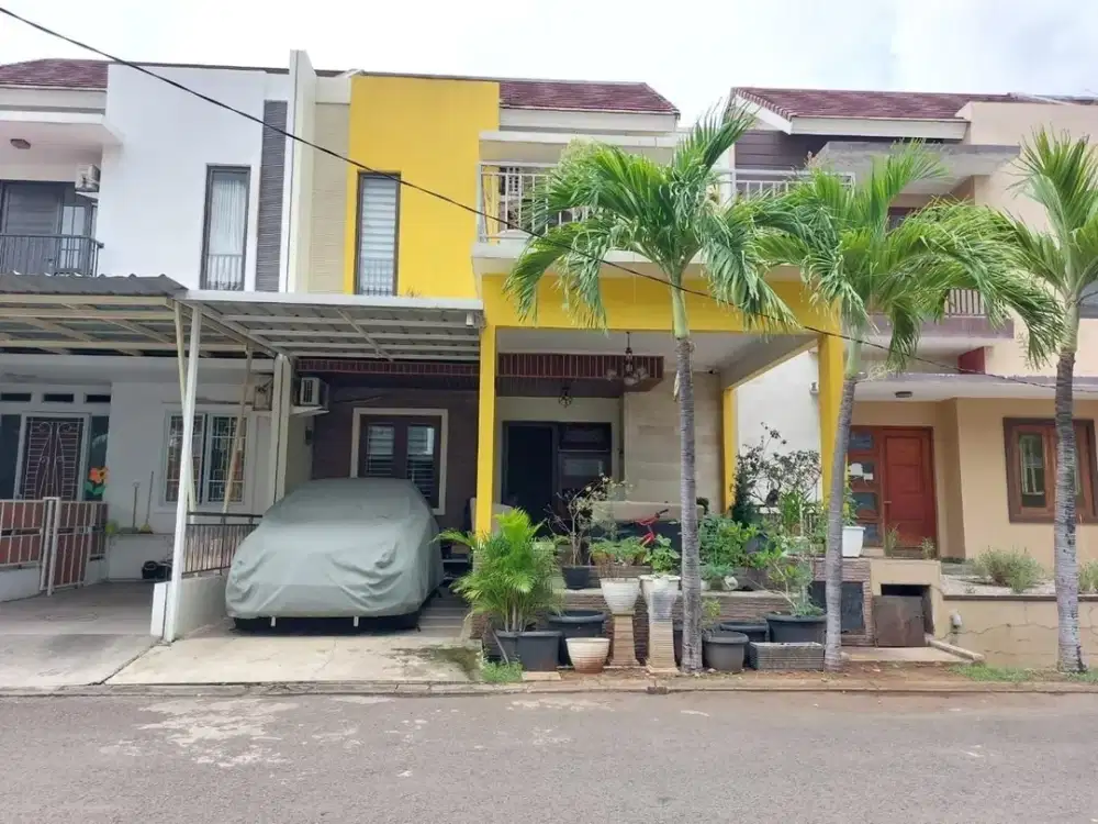 Dijual Rumah 2 Lantai Cluster Harmoni Harapan Indah Bekasi, Semi Furnished - 1.35M Nego