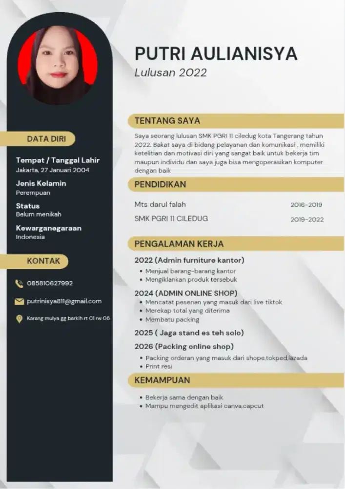 Cari kerja umur 22
