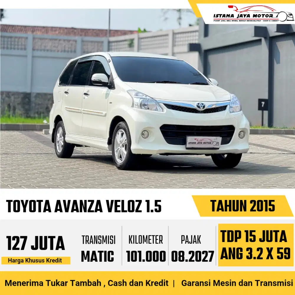 TOYOTA AVANZA VELOZ 1.5 LUXURY 2015