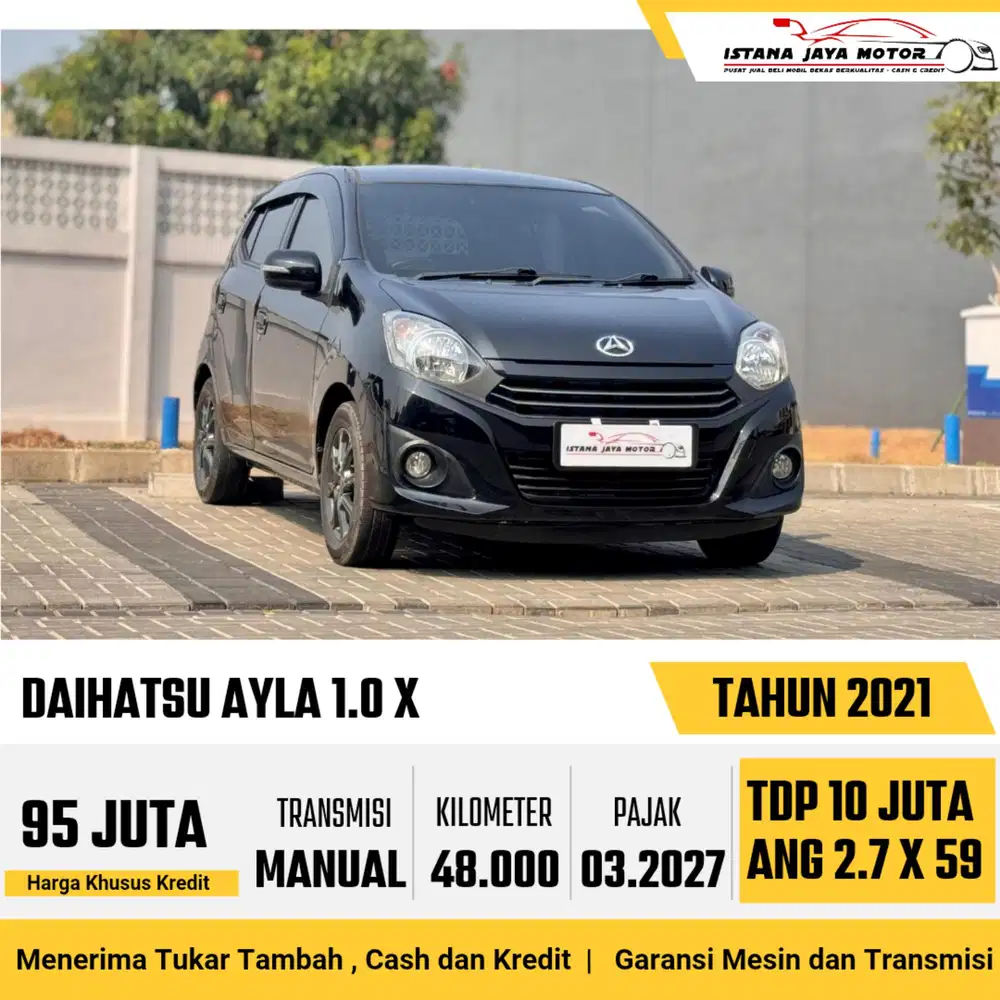 DAIHATSU AYLA 1.0 X MANUAL 2021