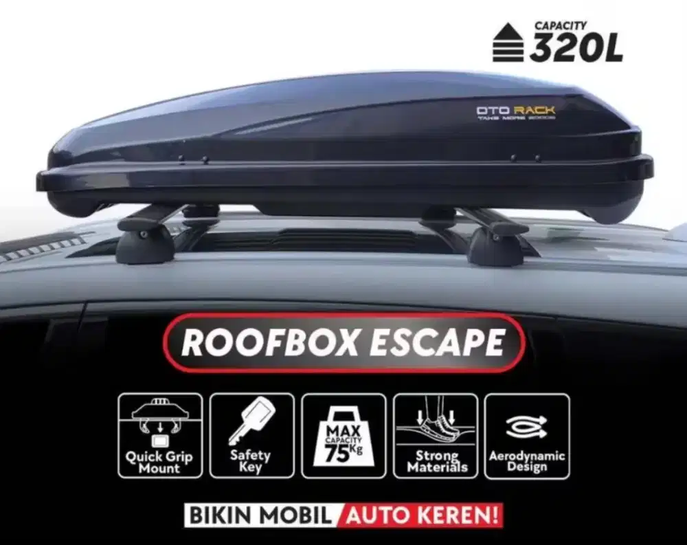 Roofbox otoproject tipe escape 320L