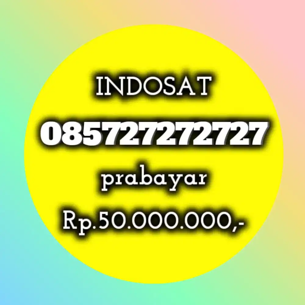 NOMOR CANTIK INDOSAT