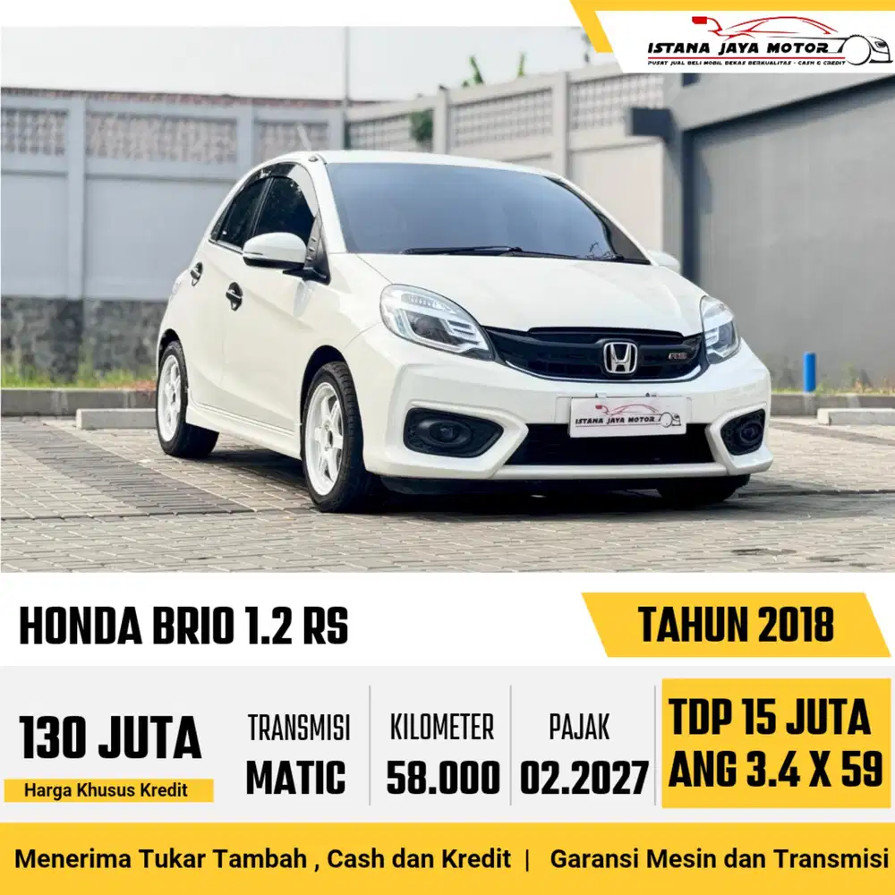 HONDA BRIO 1.2 RS 2018