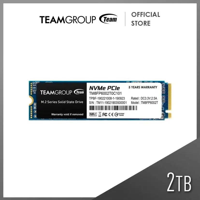 Team SSD MP33 Pro M.2 Pcie Gen3 Nvme 2280 2TB - M2 2 TB