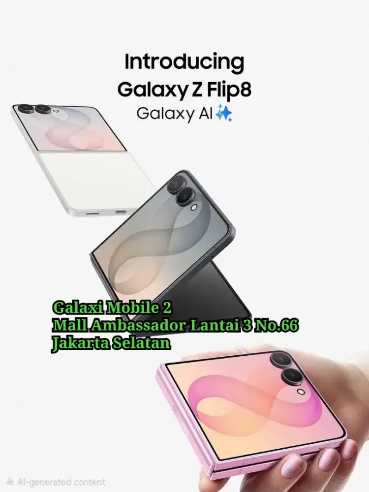 Samsung Galaxy Z Flip 8 512GB Sein Bisa Cash Kredit Tukar Tambah