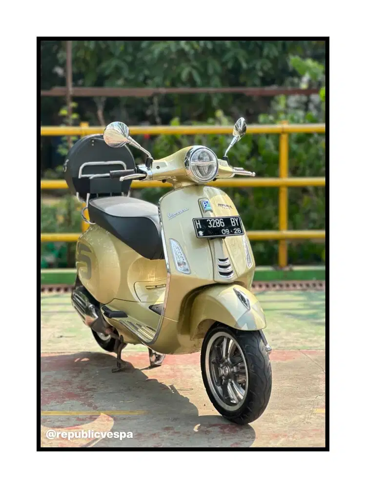 TERMURAH PIAGGIO VESPA PRIMAVERA ANNIVERSARY TH 2021 WARNA KUNING MUDA