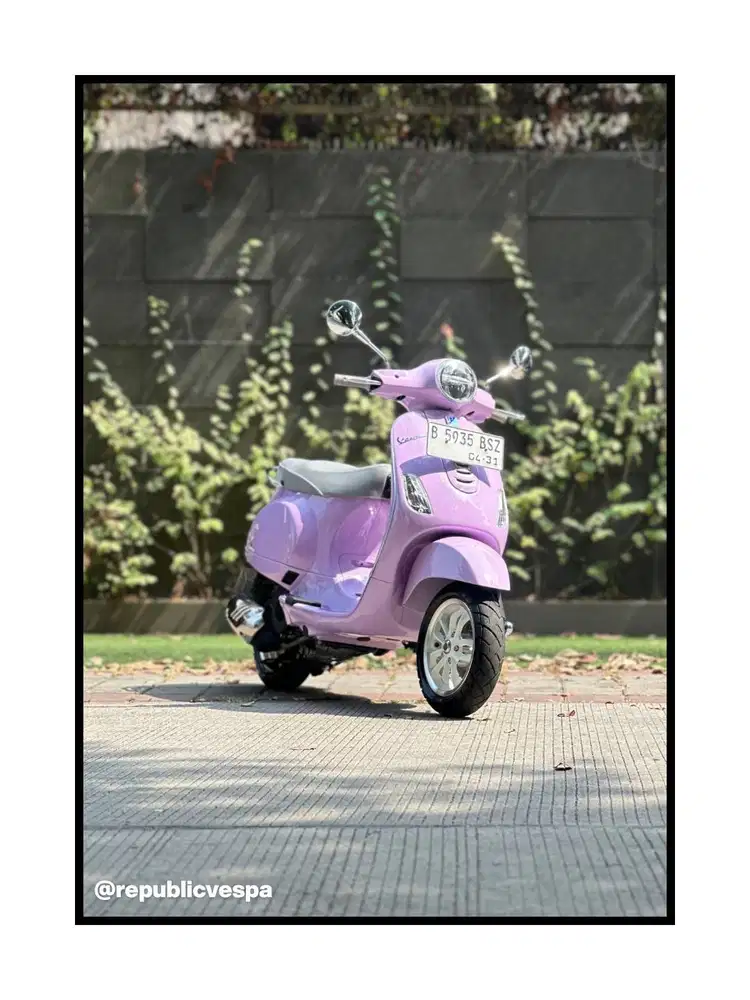 TERMURAH PIAGGIO VESPA LX150 FACELIFT NEW TAHUN 2025 LILAC EUFORIA