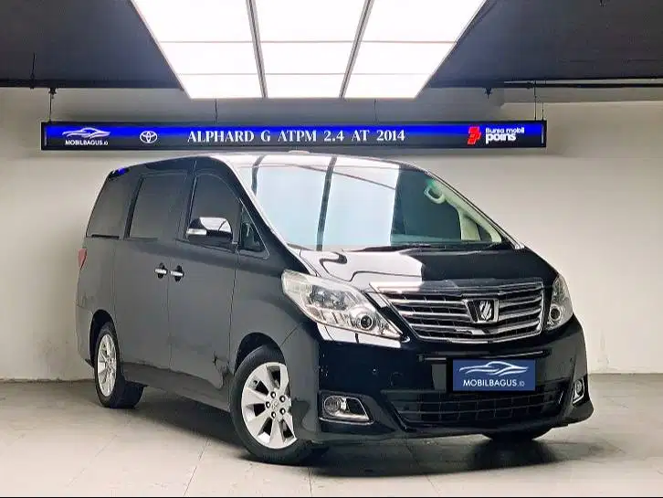 Toyota Alphard G ATPM 2.4 AT 2014 Hitam #BKB#