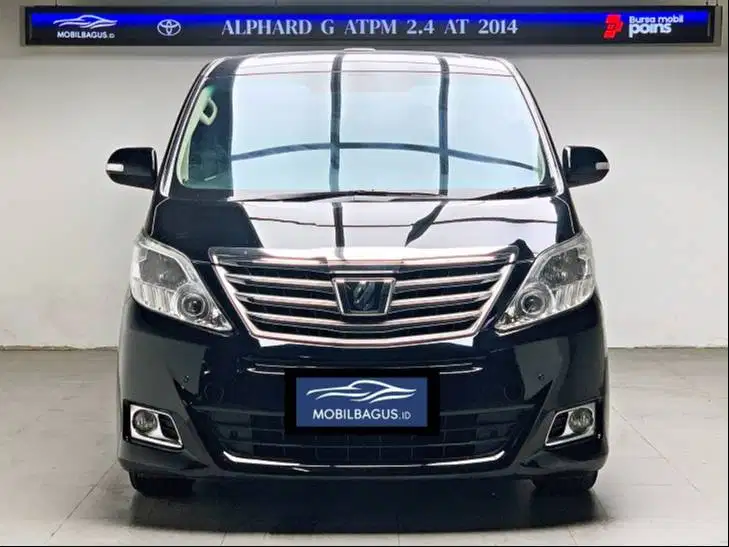 Toyota Alphard G ATPM 2.4 AT 2014 Hitam #CLK#