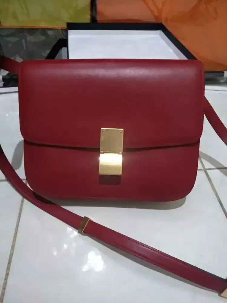 Prelov Tas selempang Merah 24cm