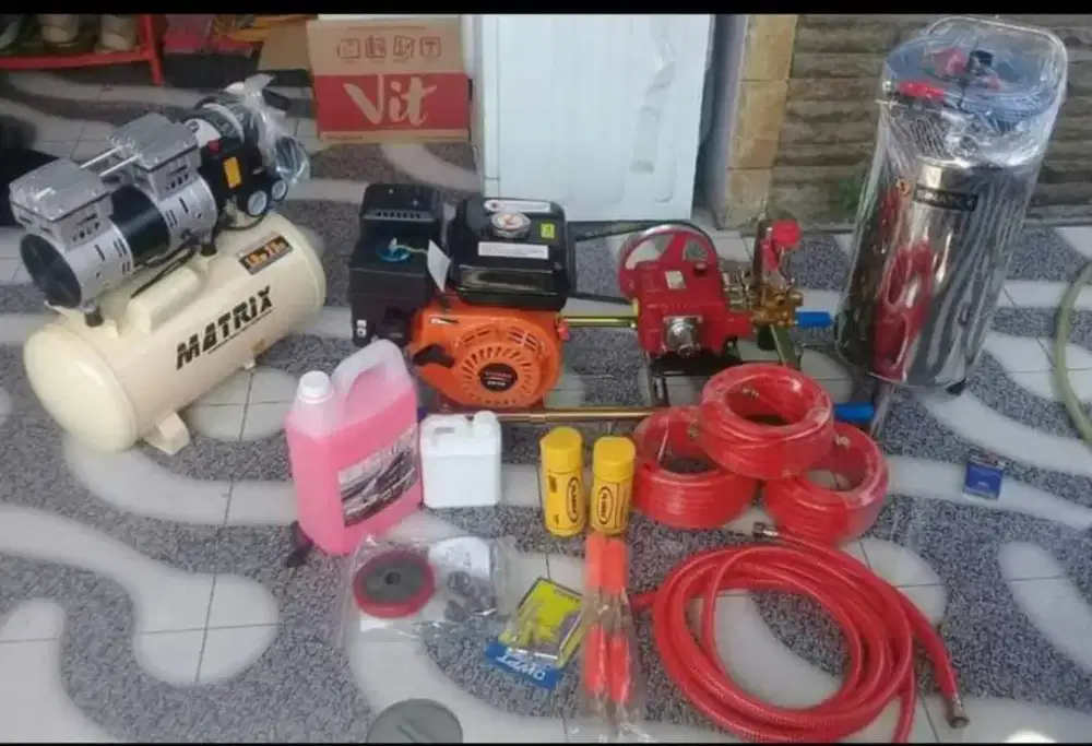 PAKET MESIN buat usaha cuci MOTOR MOBIL