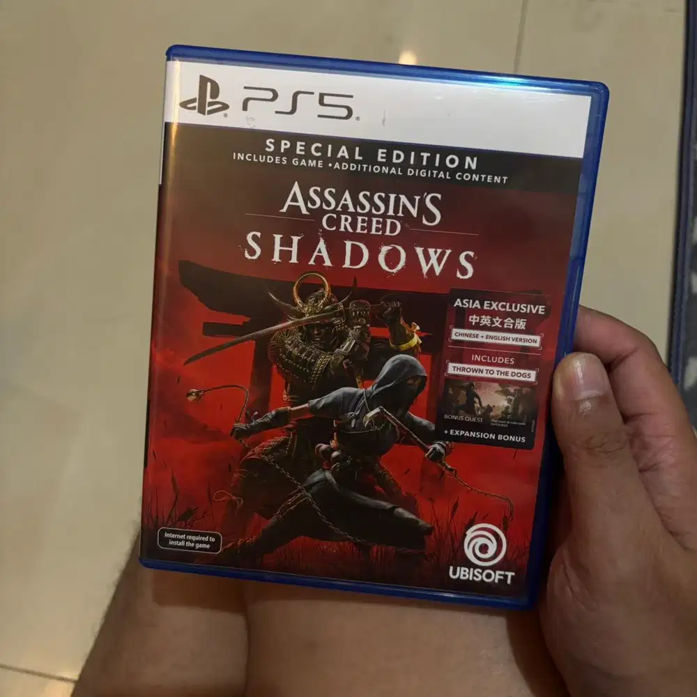 BD Bluray Disc Assassins Cred Shadow Ps5