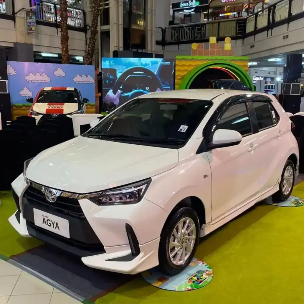DP 5JT TOYOTA AGYA G MATIC CVT / MANUAL MT KREDIT PUTIH HITAM MERAH