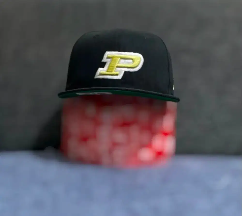 Topi Snapback New Era x Purdue University Boilermakers Logo P  Second