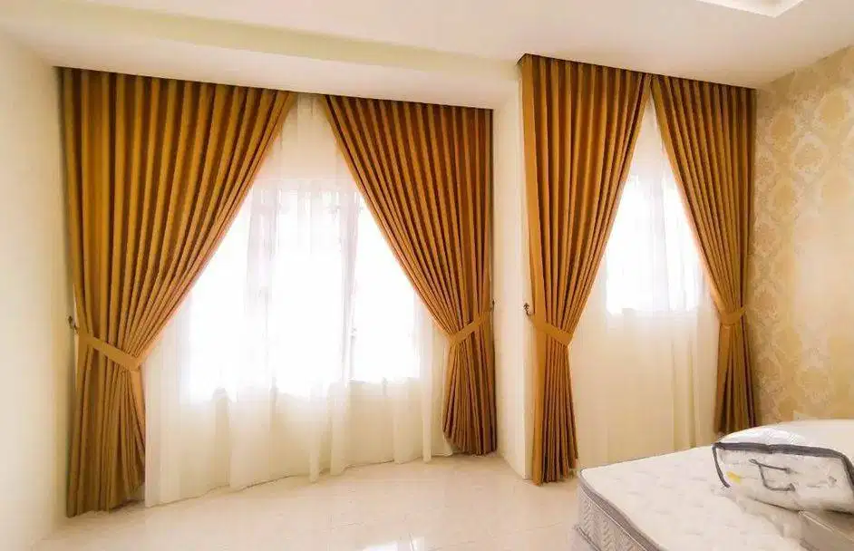 Jual gorden jendela model terbaru gorden pintu blackout gorden kantor