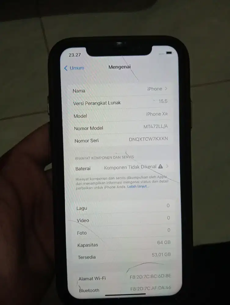Iphone XR 3/64 bekas