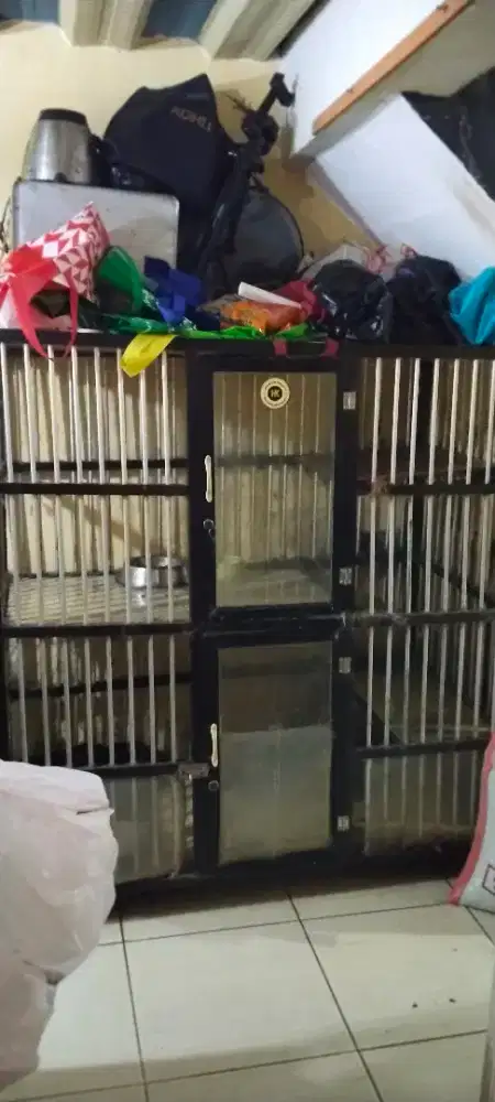Kandang kucing almunium