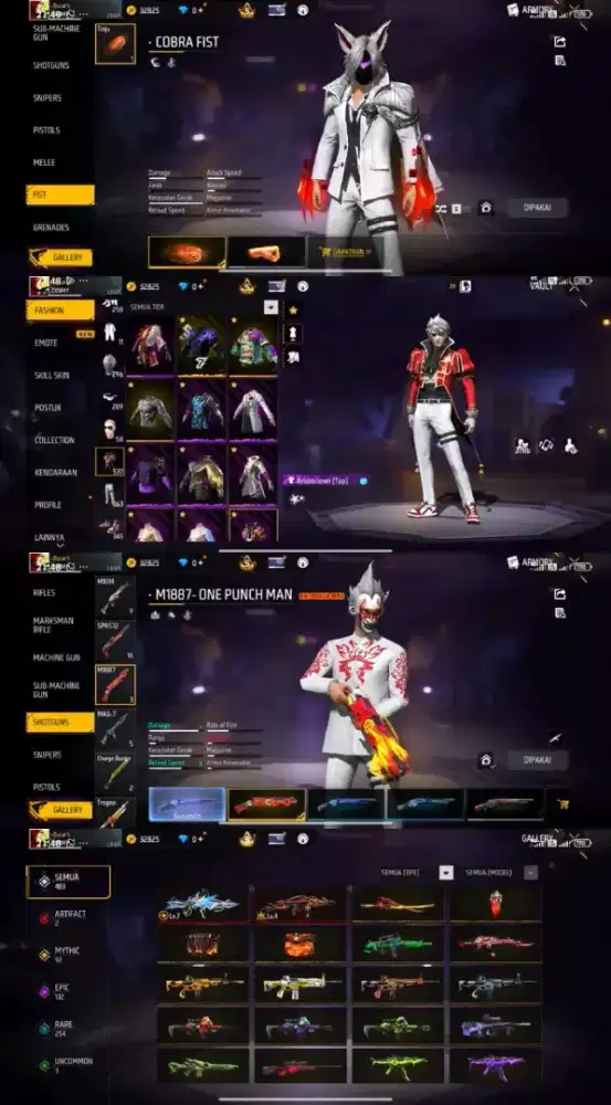 Jual Akun FF mumpung masih promo murah Real Asli Amanah dan Terpercaya