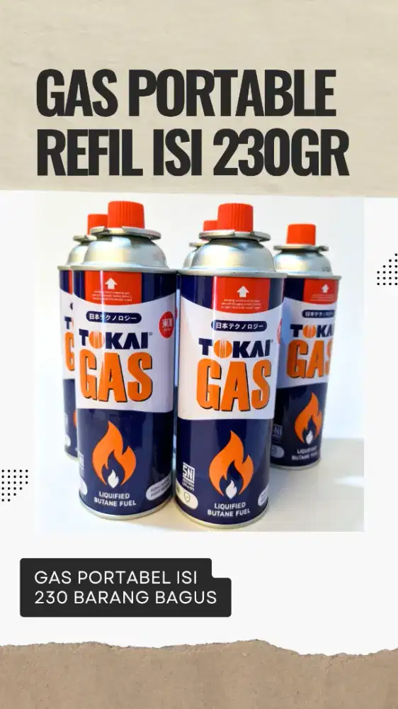 GAS PORTABEL ISI 230GR TOKAI