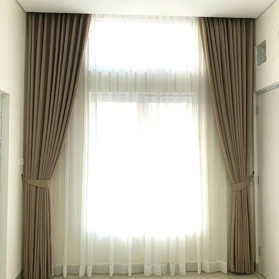Jasa Buat gorden jendela pintu gorden blackout gordyn vitrase Gordyn