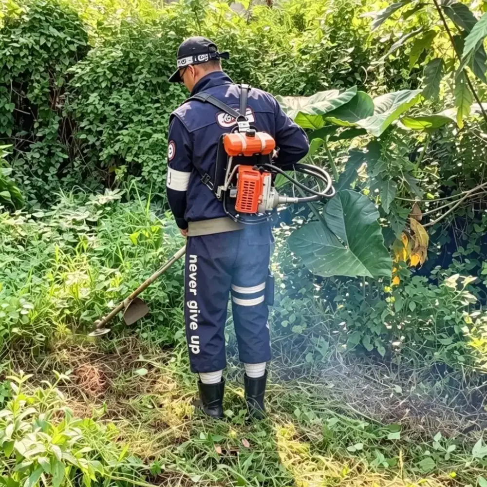 Jasa potong rumput dan bersih bersih area yogyakarta dan klaten