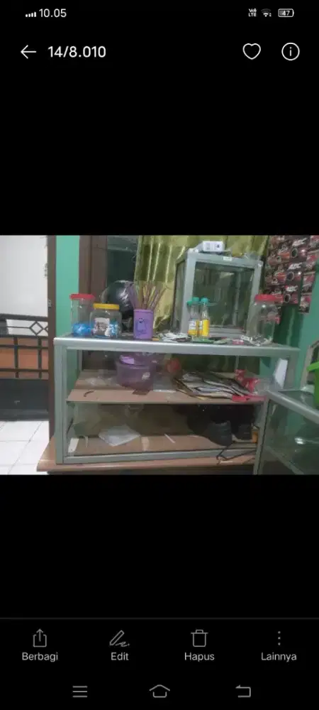 Dijual cepat etalase