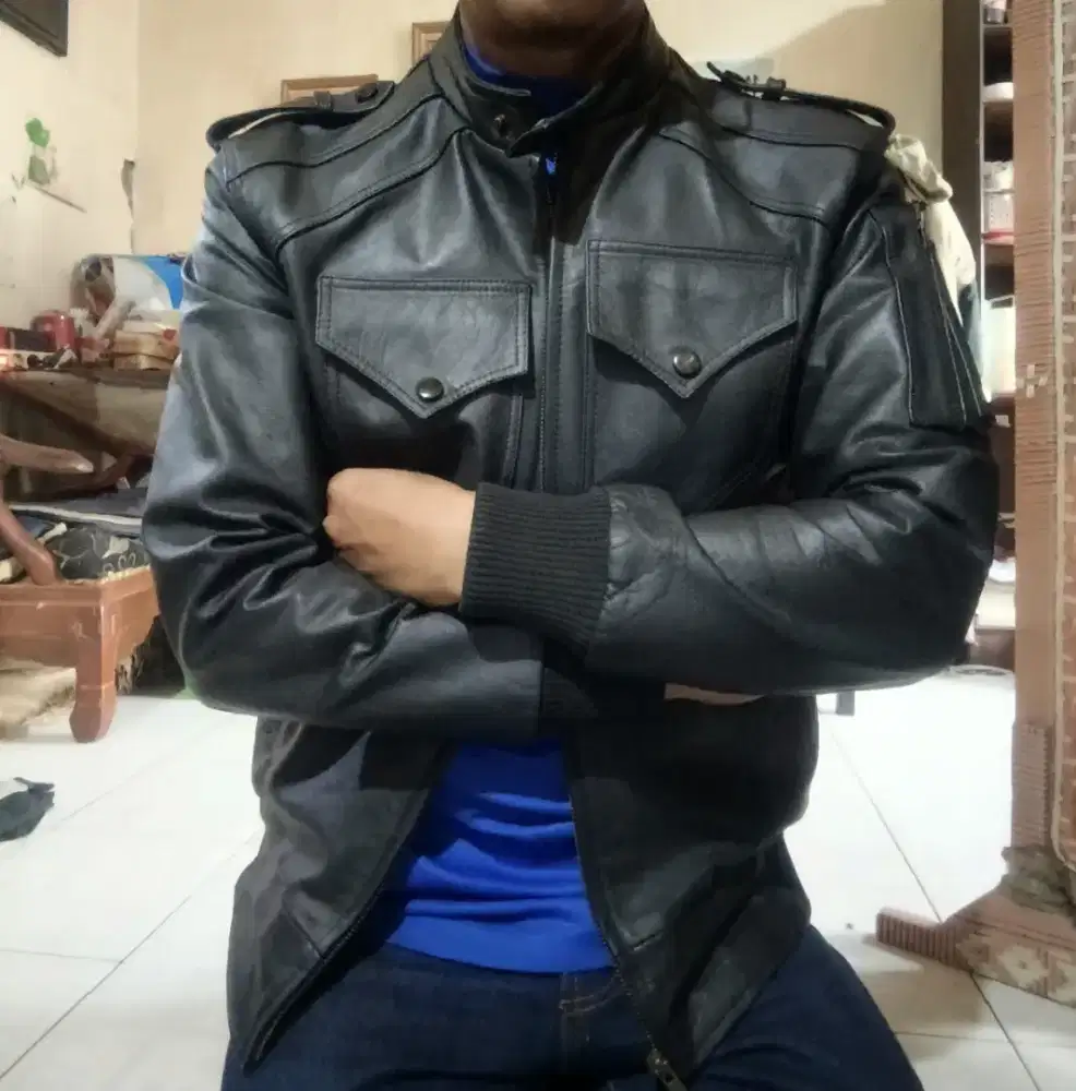 Jaket Kulit Size M Mulus