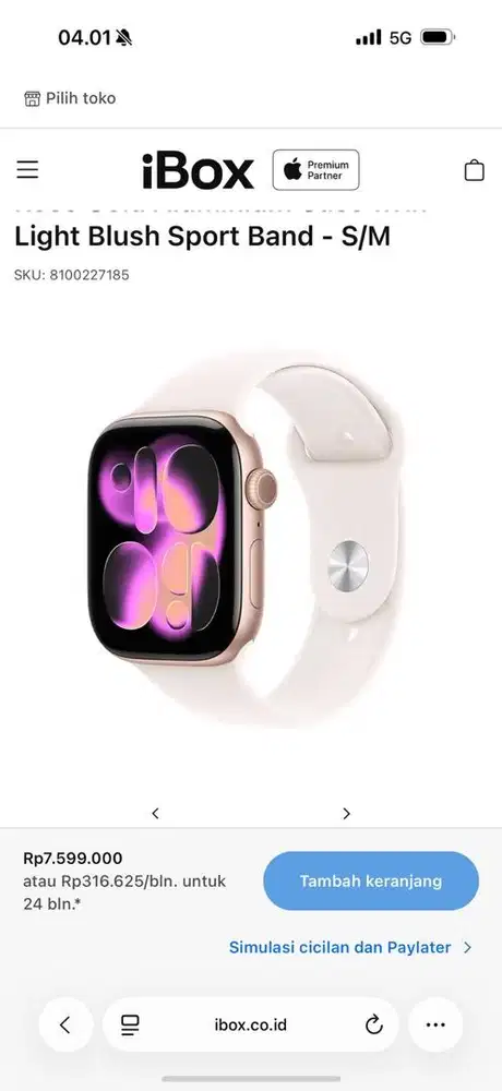 IWATCH SERIES 11 ROSEGOLD