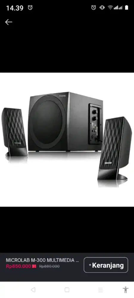 MICROLAB M-300 Speaker Multimedia