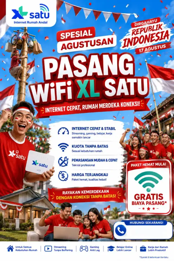 Info dan pendaftaran wifi Xl Satu