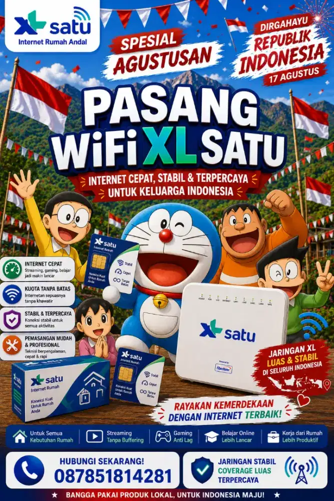 Promo pasang baru wifi Xl Satu