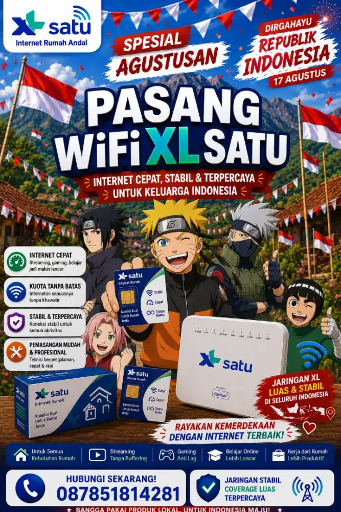 Jasa pasang baru wifi Xl Satu