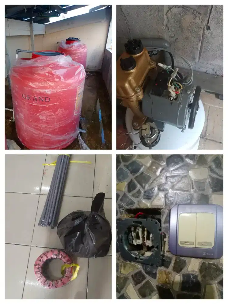 Tukang ledeng/PDAM dan Listrik