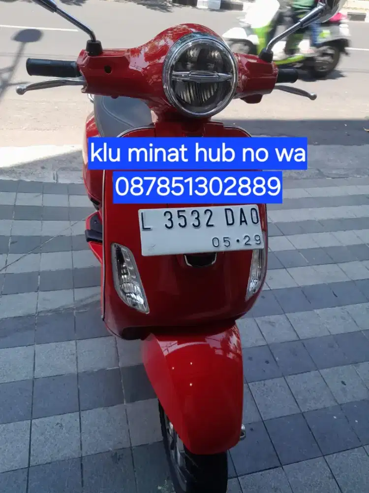 Pioggio 225 lx pemakian 2024 km 11 rb istimewa