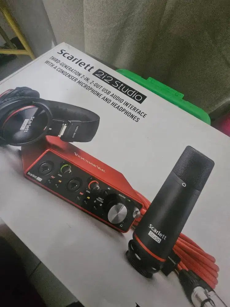 Focusrite Scarlett 2i2 Gen 3 Original - Bekas Mulus Like New