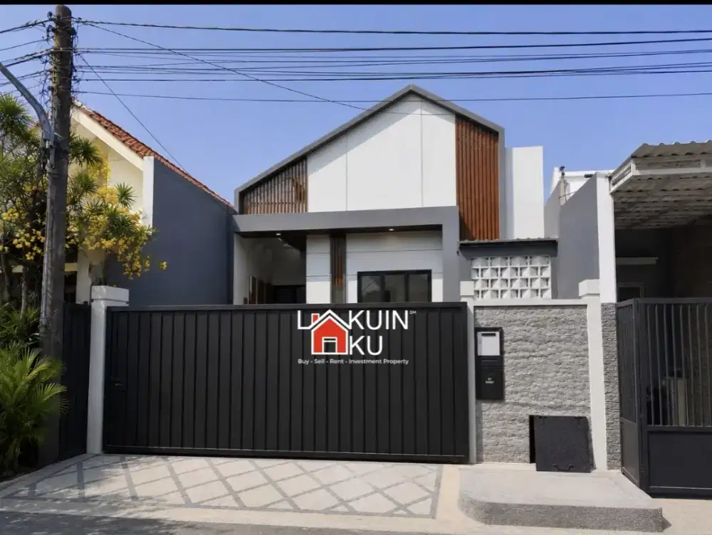 Dijual Rumah Baru 1 Lantai Modern Mewah Merr,Nirwana,Baruk,Wonorejo