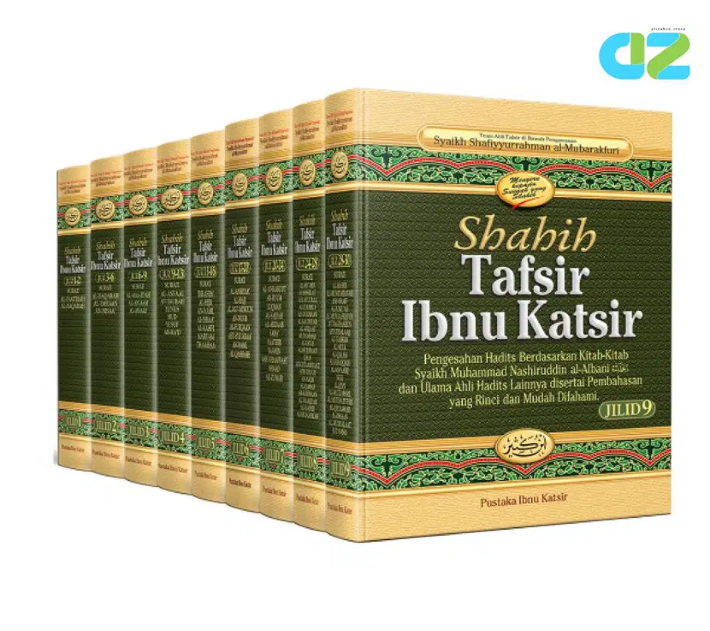 Buku Shahih Tafsir Ibnu Katsir - 1 set lengkap
