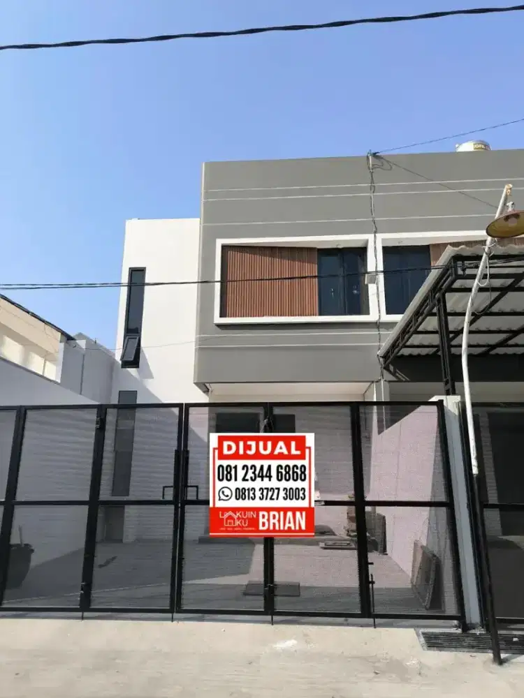 Dijual Rumah Baru Modern Minimalis Sutorejo,Mulyosari,ITS,Pakuwon City