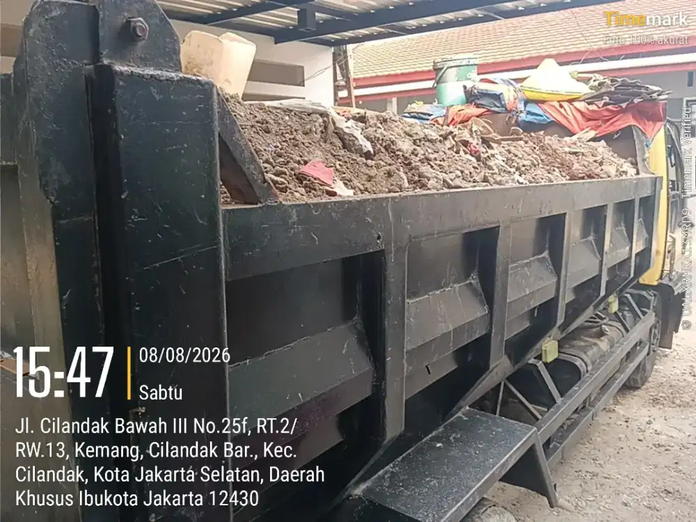 Buang puing dan angkutan sampah