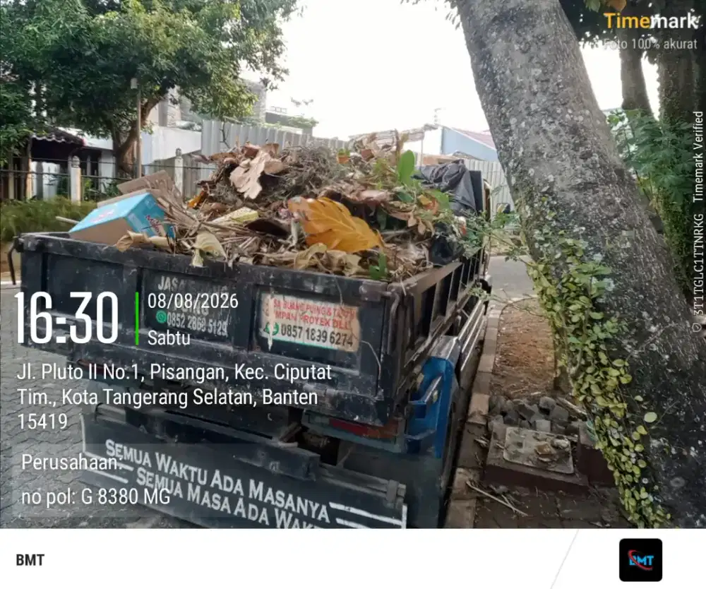 Jasa buang puing dan buang sampah