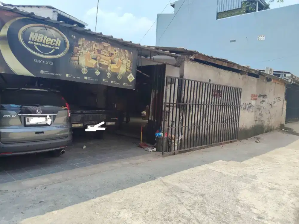 Tanah & Bangunan cocok buat produksi, gudang, workshop (sp Hino Truck)
