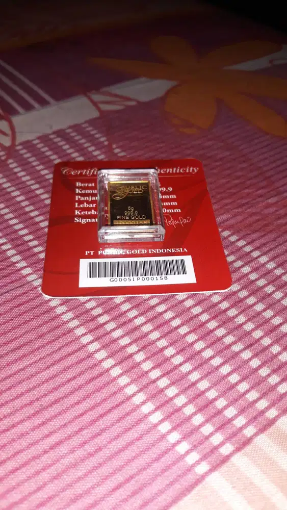 Emas batangan 5gram