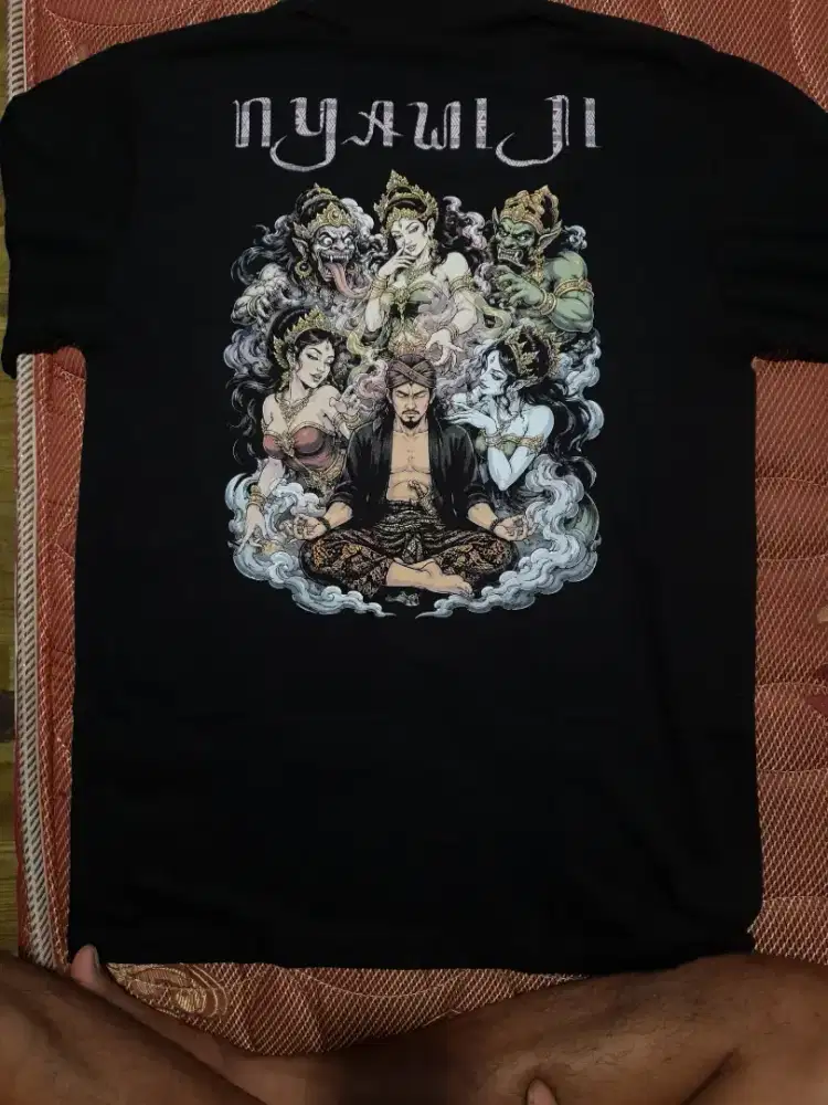 Sablon custom, bahan combed 24s