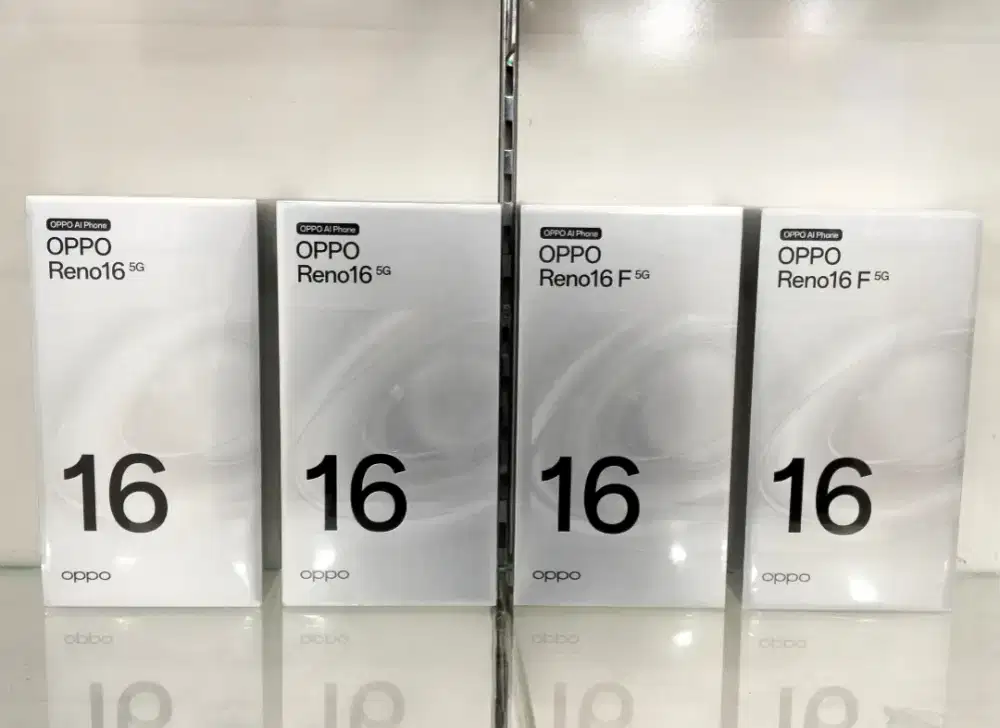Oppo Reno 16f new garansi resmi 8/128gb kredit tanpa dp