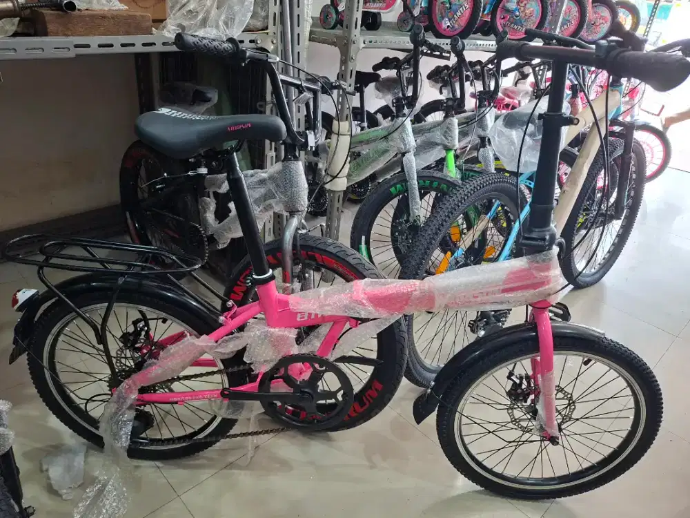 Sepeda Lipat 20 Inch Morison By Pacific ( Gigi 7 Speed & Rem Cakram )